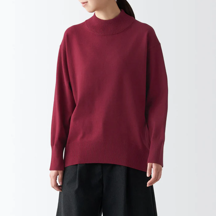 Women's Washable Mock Neck Sweater