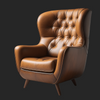 Luxurious Leather Armchair